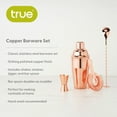 thumbnail image 3 of True Copper Barware 4 Piece Cocktail Tool Set, Bar Tools Kit Accessories, 3 of 9