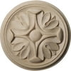 5"W x 5"H x 3/4"P Raymond Round Rosette, Alder