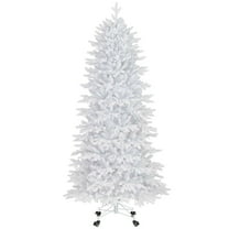Resenkos 7-Ft Artificial Christmas Tree with 1880 PE PVC Branch Tips - White