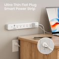 thumbnail image 4 of Smart Plug Power Strip Home, 6 enchufes, 3 USB, 30 W, carga rápida, 4 of 9