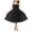 Black, variant on Cethrio Girls Slip Dresses, Summer Dancing Sleeveless Mesh Birthday Dresses Pink Size 7-8