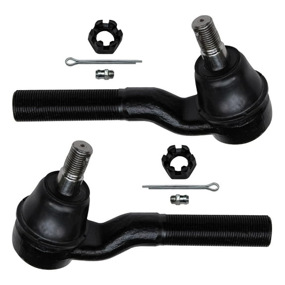 Detroit Axle - 4WD Front Outer Tie Rods Replacement for 1995-1996 Ford F-250, 1997 F-250 HD - 2pc Set