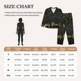 thumbnail image 4 of Sigee Happy New Year for Women’s Pajama Sets Long-Sleeved Pjs Sets for Women 2 piece Sleepwear-Medium, 4 of 7