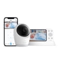 thumbnail image 1 of eufy Baby Monitor E21 con cámara 4K UHD, pantalla de 5'' 720p, Wi-Fi híbrido y sin conexión Wi-Fi, control de aplicación y monitor, giro-inclinación, zoom 8×, cámara portátil con batería incorporada,, 1 of 5