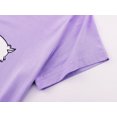 thumbnail image 4 of Beezizac Pajamas for Girls Modal Fiber Tee & Shorts Pj Set Cute Purple Puppy Jammies Tween Size 16, 4 of 7