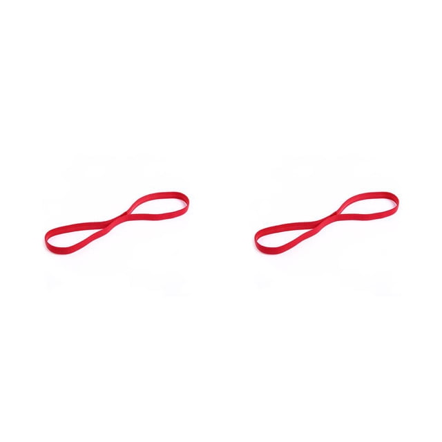 QualitChoice Bandeau de Sport Extensible Réglable Style Simple Accessoires de Coiffure Élastiques Femmes Hommes pour Yoga Gym Rouge 2Set
