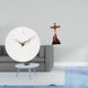 thumbnail image 2 of Reloj de pared decorativo silencioso para el hogar, la cocina, la oficina, , con escultura religiosa de Jesús, estatua de la Madre María., 2 of 8