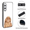 thumbnail image 2 of WIRESTER Shockproof Soft Rubber Cover Case for Samsung Galaxy S24 FE 6.7", Floppy Ears Brown Bunny Rabbit, 2 of 5