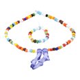thumbnail image 2 of Joyería de La Del Collar de Las Muñecas de La Moda para 18 '' Muñeca Americana de La Muchacha Púrpura Zulema Muñeca Collar Pulsera, 2 of 8
