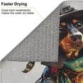thumbnail image 4 of Dish Drying Mat, Fantasy Wizard Dog Art Highly Absorbent Drying Matt Kitchen Counter, Dish Mat Drying Pad Dishes Drainer Mats for Kitchen Counter or Sink, 16 x 18 inch, 4 of 6