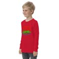 thumbnail image 2 of Later Gator Youth Long Sleeve Graphic T-Shirt – Fun Cotton Casual Tee (Red, S), 2 of 3