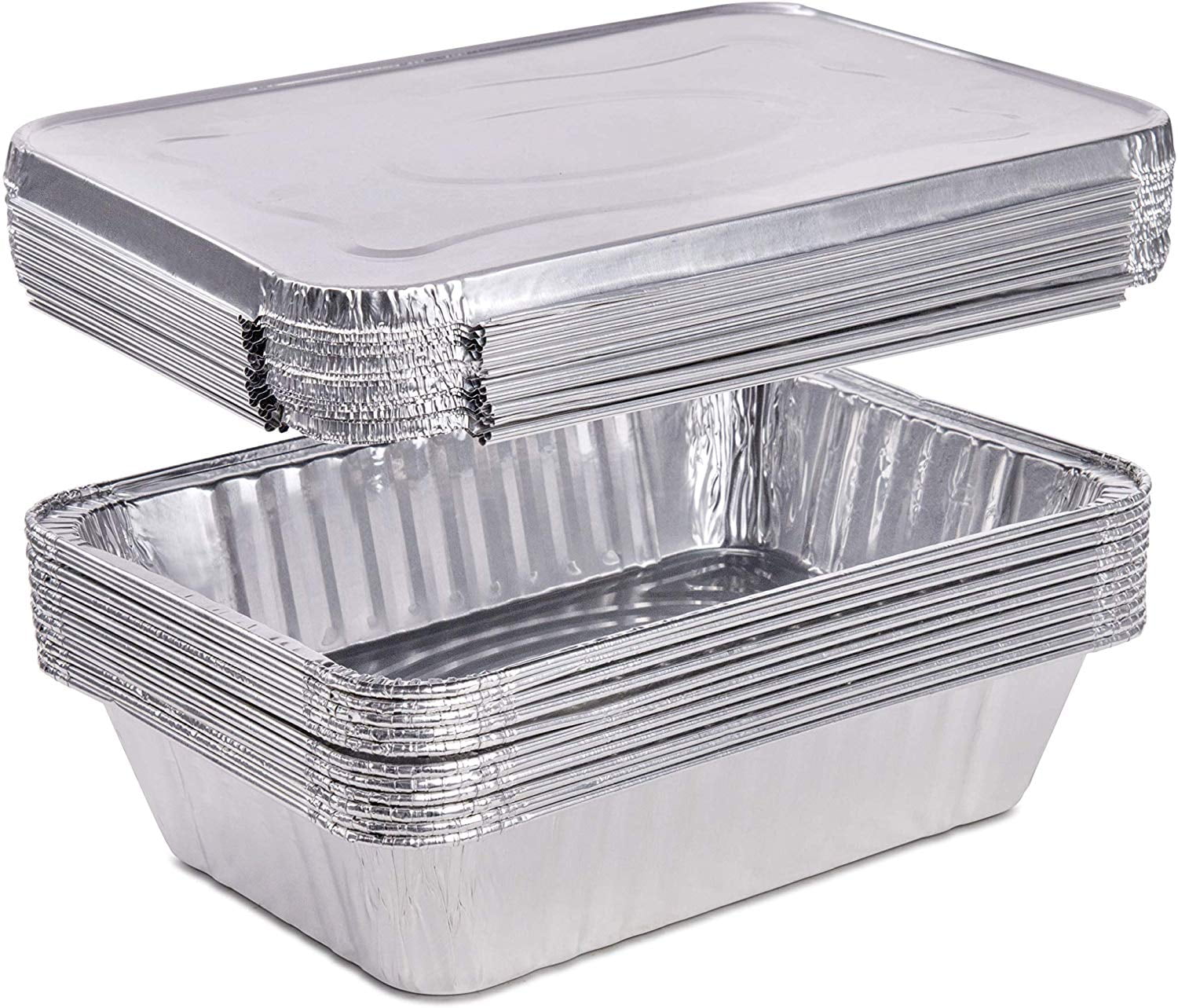Diplastible 2.25-lb 50 Piece Count Disposable Aluminum Foil Pans with