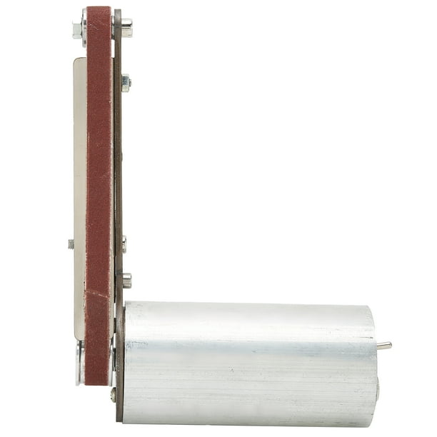 Quiet belt sander outlet