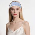thumbnail image 2 of Unique Bargains 1 Pc Headband Plaid with Bow Hair Accessories Blue, 2 of 5
