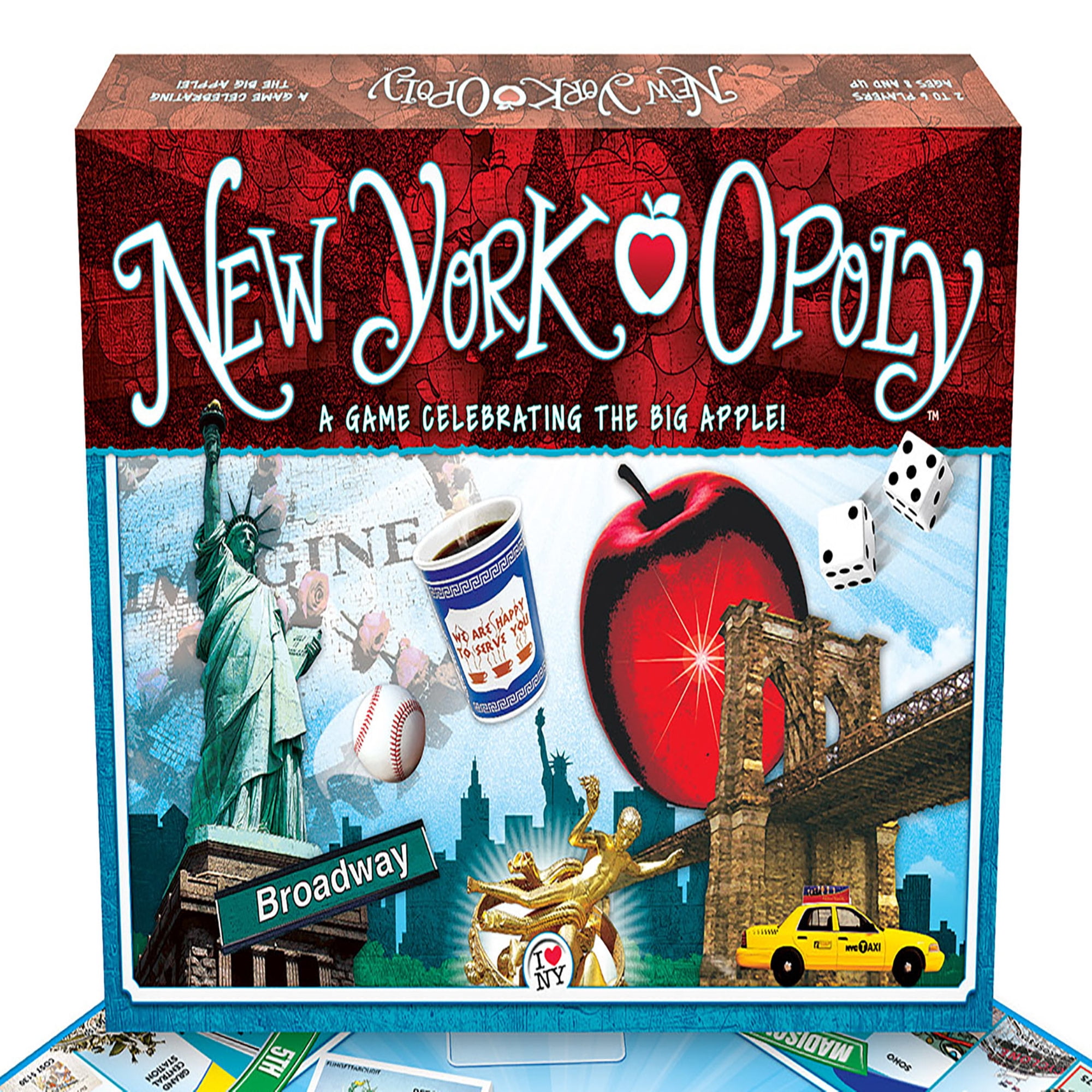 New York Opoly Strategy Board Game, by Late for the Sky