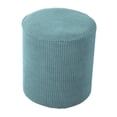 thumbnail image 3 of Stretch Ottoman Cover Furniture Slipcover Stool Furniture - Green, 3 of 8