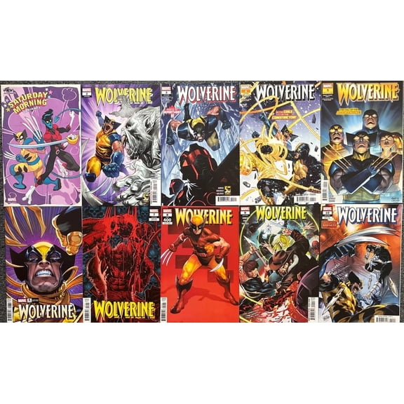 Wolverine Comic Book 10-Issue Marvel Set – Collector’s Bundle Featuring Logan / Weapon X