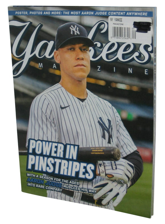 MLB NY Yankees Power In Stripes September 2022 Aaron Judge Magazine Book w/ Team Photo & LEGO Star Wars Pull-Out Poster