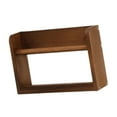 thumbnail image 1 of Estantería flotante de madera para libros, decoración de pared, estante de almacenamiento para dormitorio Marrón 40CMX12CMX20CM, 1 of 9