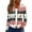 Multicolor, variant on Women's Fashion Christmas Print Casual Zip-Up Long-Sleeve Hooded Jacket, for Outdoor Activities and Daily Use,Black,2XL
