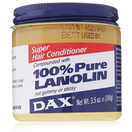 Dax Super Hair Conditioner 100 Pure Lanolin 3.5 Oz Pack of 3