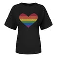 thumbnail image 4 of T-Shirt à Manches Courtes Imprimé Col Rond Mode Décontractée pour Femmes pour Usage Quotidien, 4 of 4