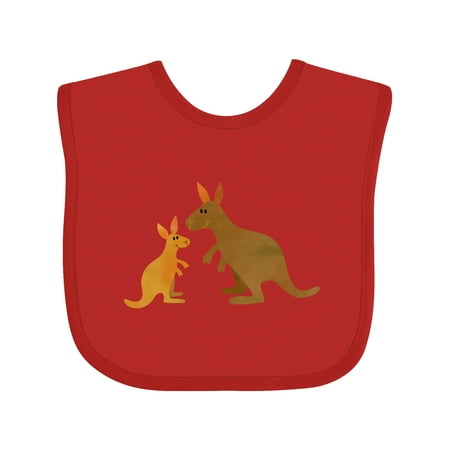

Inktastic Kangaroo Family Gift Baby Boy or Baby Girl Bib