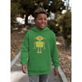 thumbnail image 2 of A Cool Robot Hoodie Juniors -Image by Shutterstock,  Small, 2 of 4