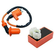 Wai Danie CDI Box+Ignition Coil Fit Compatible with Honda TRX 300 Fourtrax FW 1988 1989 1990 1991 1992