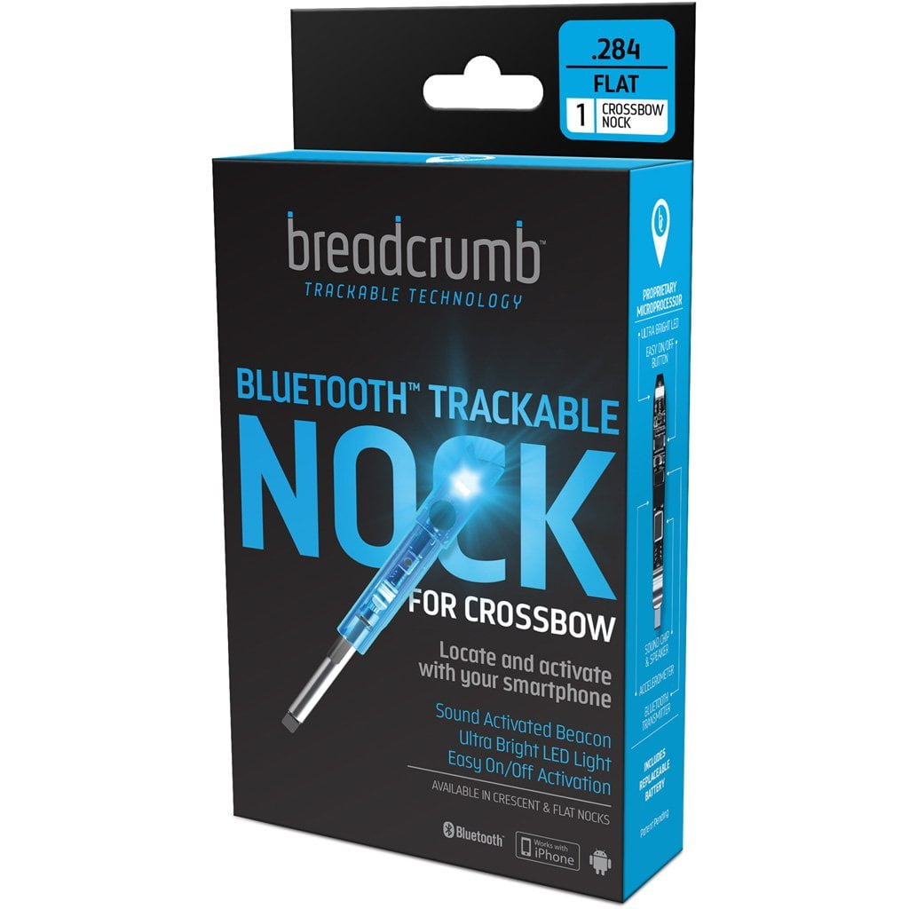 Details about   NEW Breadcrumb Crossbow Nock .297/.300 Flat Bluetooth Trackable BTB-22-23 3 Pack 