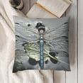 thumbnail image 3 of Decorative Throw Pillow Covers Square Pillow Cases Dragonfly Throw Pillow Covers Soft Cushion Cover Double Sided Plush Pillow Covers for Couch Sofa Bed Home Decor, 3 of 5