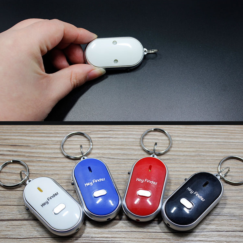 Cercachiavi Bluetooth Smart Con Fischio, Antifurto, Tracker Wireless, Bianco