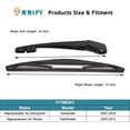 thumbnail image 2 of shiyou-Rear Windshield Wiper Blade Arm Set for Mitsubishi Outlander 2007-2020, for Nissan Pathfinder 2005-2012 Rear Windsheild Back Wiper Arm and wiper Blade with Cover Assembly, 2 of 4