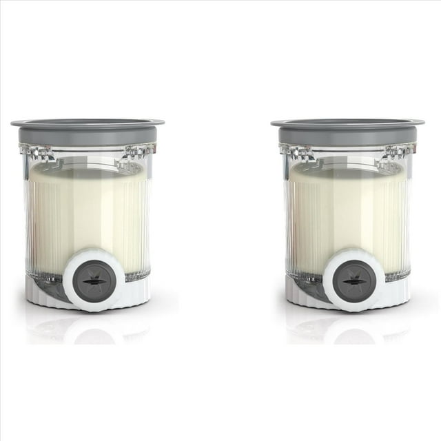 2X Pintas y Tapas para Máquinas de Helado y Helado Suave Swirl Serie NC700, Aptas para Lavavajillas, XSK7PNTLD2