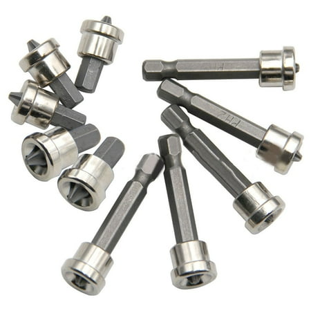 

10pcs Positioning Screwdriver Bits 25 50MM Woodworking Screw Hex Shank