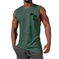 thumbnail image 2 of Ramiter Mens T Shirt Men’s Athletic Shirts for Running Workout Gym Sports-Moisture Wicking Mesh Polyester T-Shirts Green,M, 2 of 4