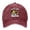 Wine, variant on XFeng "See Ya Later Excavator" Embroidery Washed Baseball Cap, Vintage Black Toddler Boys Construction Vehicle Adjustable Sun Hat