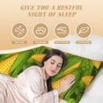thumbnail image 2 of Yiaed Body Pillow Cover, Ultra Soft Microfiber Pillowcases, Breathable Long Pillow Case, Envelope Closure-Fresh Corn 1 (20x54 inch)（Pillow core not included）, 2 of 5