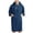 Navy, variant on Womens Cover Ups Wraps And Men Solid Color Terry Bathrobe Beach Surfing Swimming Thickened Warm Pocket Beach Hooded Cape Purple One Size
