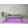 thumbnail image 3 of Ahgly Company Indoor Rectangle Oriental Purple Traditional Area Rugs, 8' x 12', 3 of 4
