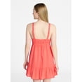 thumbnail image 3 of No Boundaries Lace Trim Cotton Mini Dress, Women's XXS-XXL, 3 of 5