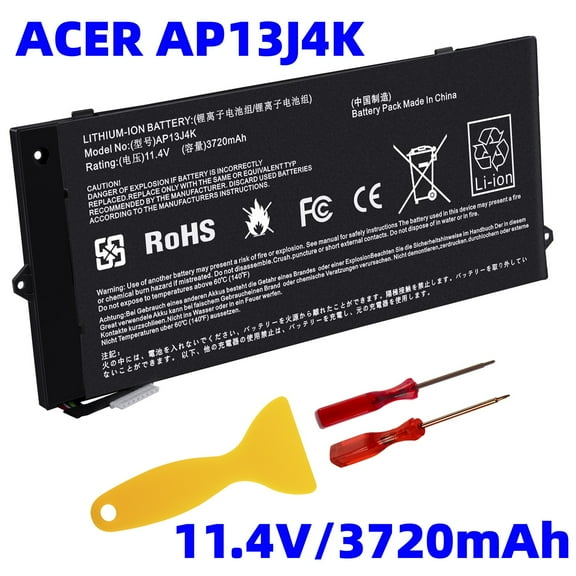 AP13J4K AP13J3K Battery for Acer C740-C3P1 C740-C4PE ,Fits for Chromebook 11.6" 11 C740 C720 C720P Series Notebook(2.5cm Short Cable)