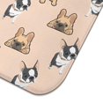 thumbnail image 3 of French Bulldog Dog Dish Drying Mat for Kitchen 1 Pack, Ultra Absorbent Microfiber Dishes Drainer Mats,18"x24", 3 of 4