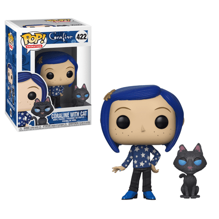 Funko POP Movies: Coraline: Coraline with Cat buddy