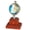 1pcs, variant on Yihuala Realistic Miniature Wood Earth Sphere Small World Globle for Dollhouses Decoration and Childrens Educational Playtimes