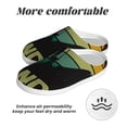 thumbnail image 6 of Wukai Not All Who Wander Are Lost 1 Print Women's Indoor Bedroom Slipper Slip On Shoes, Unisex House Shoes with Anti-Skid Sole for Men, Gift for Women Men-39/40, 6 of 7