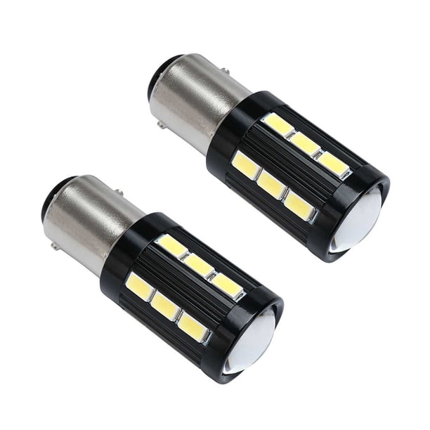 Riwesomey 2 piezas de bombilla de luz automática 21SMD, reemplazo Universal desmontable, resistente al calor, accesorios de lámpara de advertencia de Bombillas para automóviles Base 1157 Riwesomey VI017609-01B