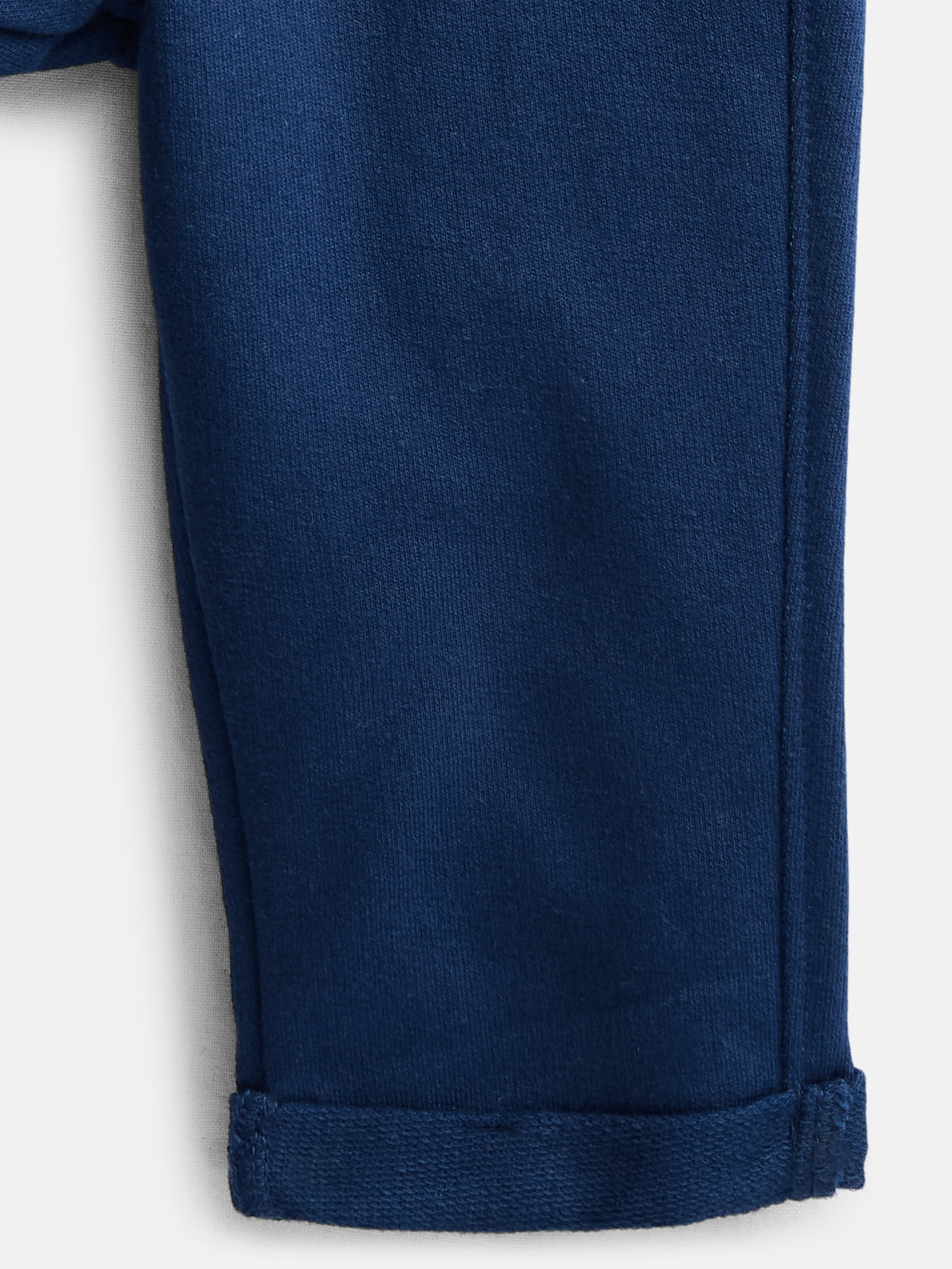 Wonder Nation Baby Girls French Terry Joggers, Sizes 0-24 Months