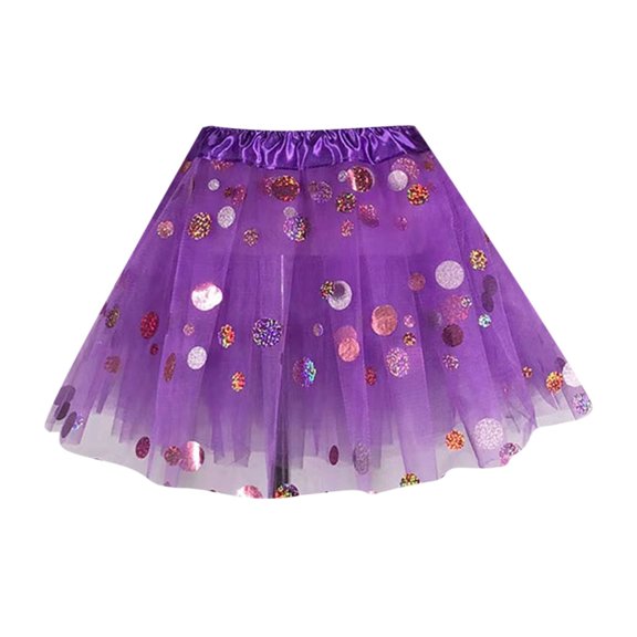 TAIAOJING Toddler Girls Layer Sequin Ballet Tutu Ballet Tutu Versatile Baby Child Daliywear 2-8