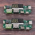 thumbnail image 4 of LED Dual USB 5V 2.4A /Type-C USB Mobile Power Bank 18650 Charging Module Lithium Battery Charger Board 2Pcs, 4 of 7